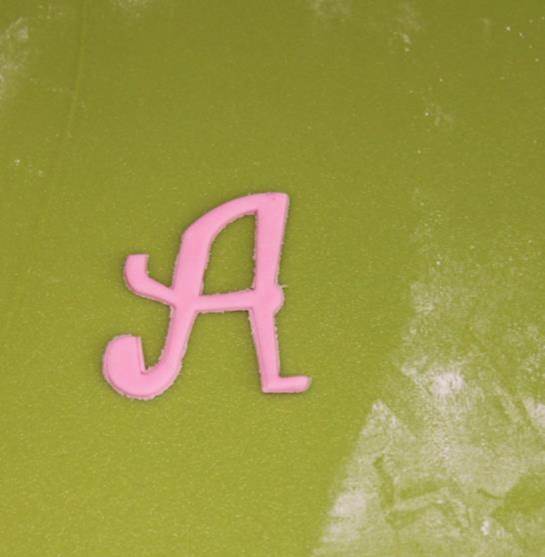 How to make fondant letters5